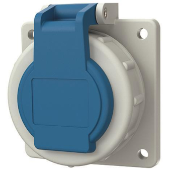 Mennekes 16A2P+E 230V blau/grau    17002 