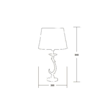 Brumberg Tischlampe chrom S6097 50808020 