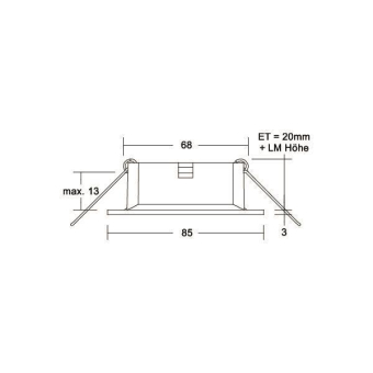 BRUM Einbaustr. Loop o.Fassung  27066170 