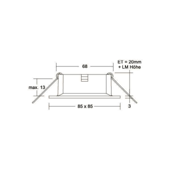 BRUM Einbaustr. Loop o.Fassung  27067170 