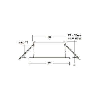 BRUM Einbaustr. Loop o.Fassung  27068170 