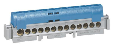 Legrand 004844 Klemmenleiste blau 