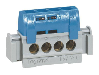Legrand 004840 Klemmenleiste blau 