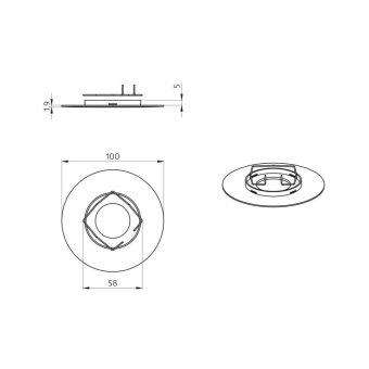 BEG Set/Designring PD11-KNX Feder  92692 
