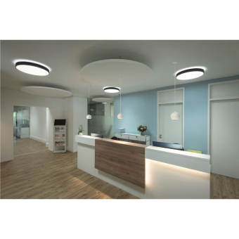 SLV Deckenleuchte MEDO90 sw 79W  1007325 