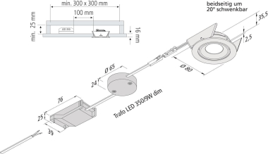 Hera LED Einbauleuchte       20203010206 