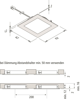 Hera 3er Set FAQ 58-LED 3W   61060431002 