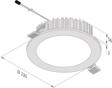 Hera LED Einbauleuchte       20203070603 