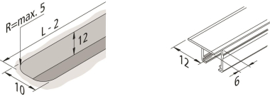 Hera LED Einfräsprofil       61500033510 