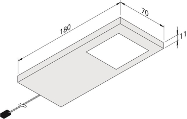 Hera Dynamic LED Slim-Pad F  61001860108 
