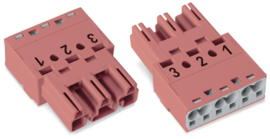WAGO 770-293 Stecker,3-polig,pink 
