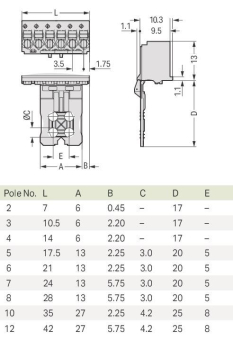 WAGO 2091-1103/002-000 1-Leiter- 