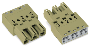 WAGO 770-273 Stecker,3-polig,hellgrün 