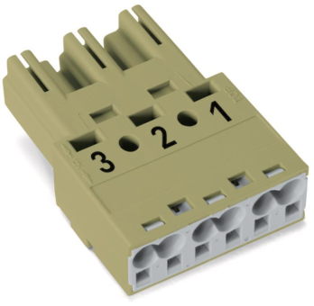 WAGO 770-273 Stecker,3-polig,hellgrün 