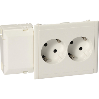 Schneider Doppelsteckdose ohne   5951512 