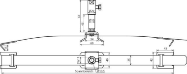 DEHN Halter f. Fangeinrichtungen  123110 