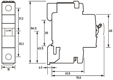 DOEP Automat B16     DLS 6HSL B16-1 6 KA 