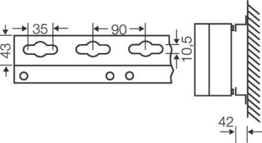 HENS ENYSTAR-Montageschiene FP   FP MS 1 