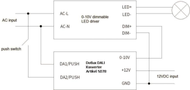 DOTLUX DALI zu 1-10V Konverter      5078 