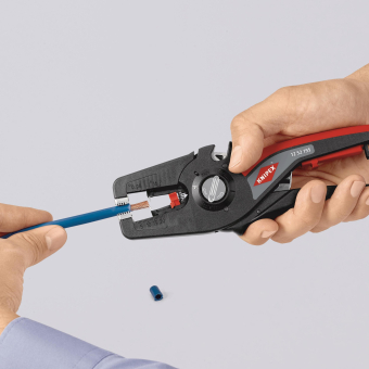 Knipex Autom. Abisolierzange   1252195SB 