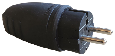 RED 2430-20-0001 Gummi Schuko-Stecker 