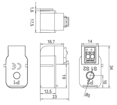 WAGO 855-1700/032-000 Aufsteck-Strom- 