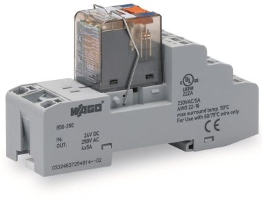 WAGO 858-390 Relaismodul, 