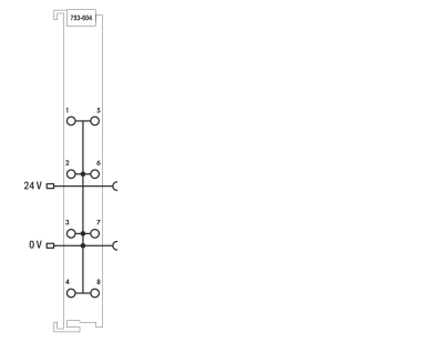 WAGO 753-604 Potentialvervielfältigung, 
