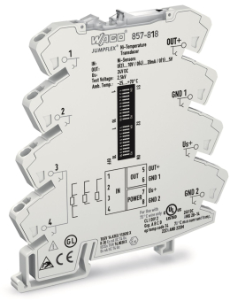 WAGO 857-818 Temperaturmessumformer für 