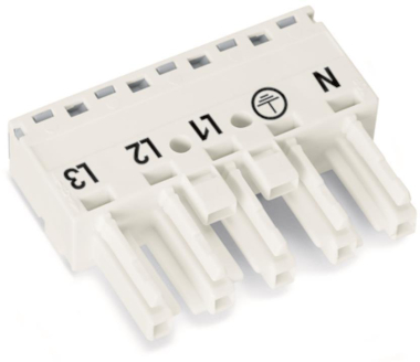 WAGO 770-225 Buchse,5-polig,Kod. A,weiß 