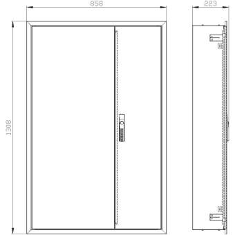 Siemens ALPHA400DIN,Wand-  8GK1121-6KK32 