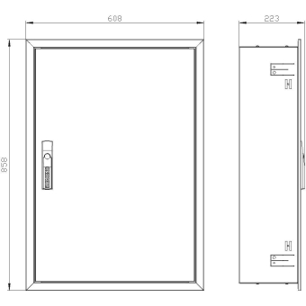 Siemens ALPHA400DIN,Wand-  8GK1121-3KK22 