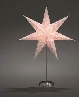 Tischleuchte Papierstern weiss  2996-230 
