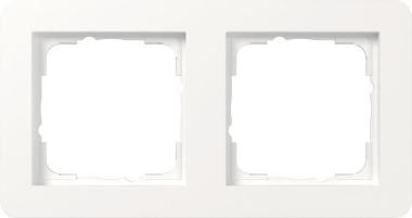 GIRA 0212150 Abdeckrahmen 2f Gira E1 