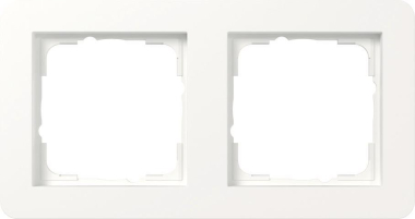 GIRA 0212151 Abdeckrahmen 2f Gira E1 