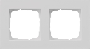 GIRA 0212375 Abdeckrahmen 2fach flach E2 