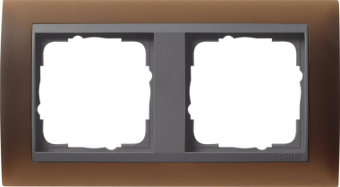 GIRA 021213 Abdeckrahmen 2fach Zwischen 