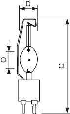 MASTER MHN-SE 2000W/956 GX22 400V HO UNP 