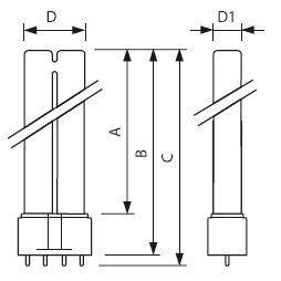 PHIL Kompakt LLp PL-L 18W/52/4P 80517800 