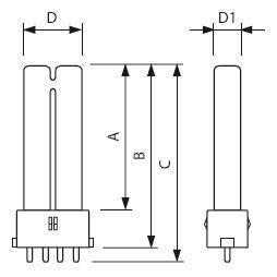 Philips TUV PL-S 5W/4P 