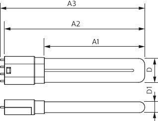 PHIL CorePro LED PL-L 8W/840 160° (18W) 