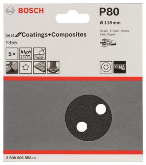 Bosch 5Schleifblatt F355      2608605558 