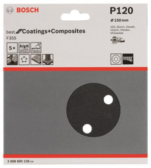 Bosch 5Schleifblatt F355      2608605126 
