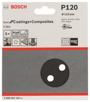 Bosch 5Schleifblatt F355      2608605559 