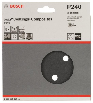 Bosch 5Schleifblatt F355      2608605128 
