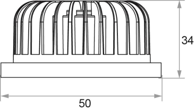 Rutec LED-Modul,36°,klar,7W,IP20   88865 