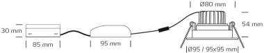 SLV Velia Tilt Dim to Warm LED   3008999 