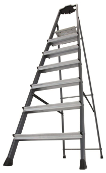 KRAU SECURO-Alu-Leiter 7 Stufen   126450 