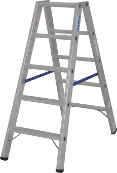 Krause Stufen-Doppelleiter Alu 2x5 