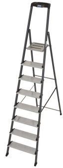 KRAU SECURO-Alu-Leiter 8 Stufen   126467 